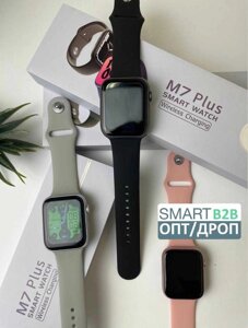 Смартгодинник Smart Watch M7+ Розумний годинник гуртом LUX якість