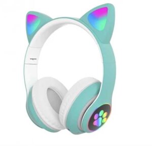 Бездротові Bluetooth навушники Cat STN-28 Котячі вушка