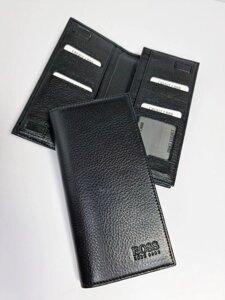 Чоловічий шкіряний портмоне гаманець клатч портмоне клатч гаманець boss