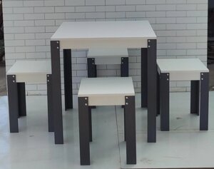 Стол стул набор кухонный обеденный универсальный детский WoodParadise