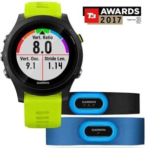 Спортивний годинник Garmin Forerunner 935 Tri-bundle Black with Yellow Straps (010-01746-06/010-01746-02/010-01746-03)