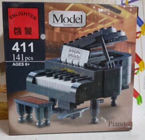 Конструктор Brick 411 Рояль Піаніно 141 деталі лего