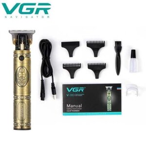 Машинка для стрижки бороди VGR V-085 Original триммер для вусів