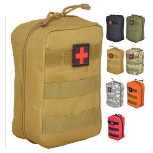 Сумка-підсумок аптечка армійська тактична на рюкзак пояс органайзер
