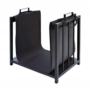 Металева підставка для дров для каміна 2в1 + Сумка XXL