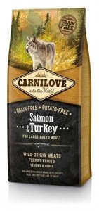 Сухий корм Carnilove Dog Salmon &amp, Turkey для великих порід 12 кг