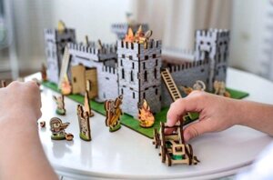 Новинка! Конструктор 3D Замок Nestwood Фортеця ігровий набір 3Д