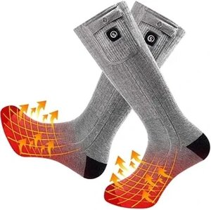 SNOW DEER Акумуляторні шкарпетки з підігрівом для чоловіків та жінок 38-42
