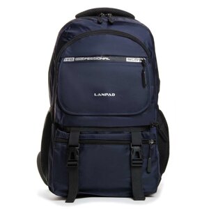 Великий і полегшений рюкзак Lanpad 2243 Синій Міський Для Ноута