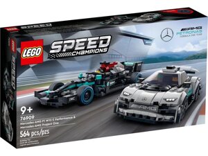 LEGO машини Mercedes-AMG F1 W12 E Performance i Mercedes-AMG ONE 76909