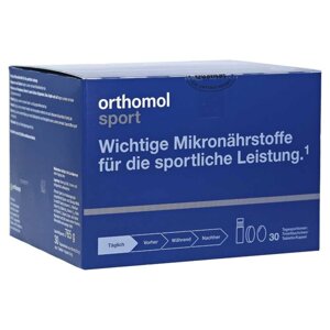 Ортомол Orthomol Sport Omega3, питні пляшечки - Курс 30 днів (БАД)