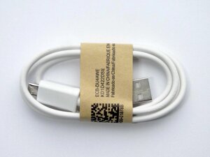 Кабель Micro USB 70 см білий 2.2 A для зарядки та передачі даних