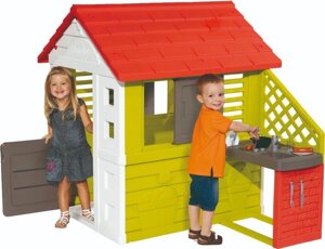 Будиночок Smoby Toys Сонячний з літньою кухнею (810713)