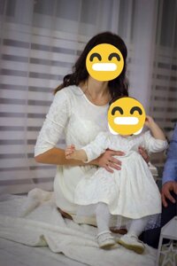 Сукня біла мама дочка family look фемелі лук