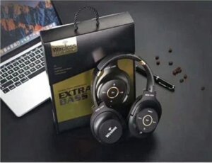 Навушники накладні Bluetooth FM SD дужка метал AZ-1000 BT