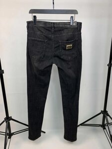Чоловічі джинси Dolce Gabbana чорні потерті джинси Дольче Габана d054
