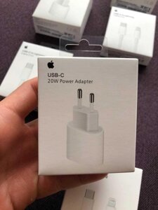 Заряджання Apple 20W/Вт USB-C Power Adapter ШВИДКИЙ iPhone iPad