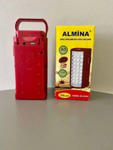 Ліхтар Almina / Fujita з повербанком, акумулятор 6V 9Ah