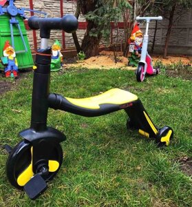 Біговел-самокат-велосипед 3в1 для дітей від 18 місяців