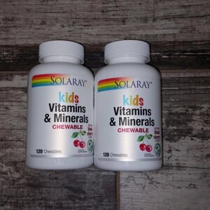 Вітаміни та мінерали для дітей у формі жувальних таблеток