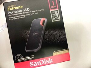 SSD SanDisk Extreme Portable 1Tb, 2Tb, 4Tb накопичувач, винчестер