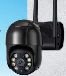 Вулична IP Wi-Fi камера Спостереження Відеоспостереження Поворотна PTZ-D4