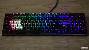 Нова механічна ігрова клавіатура ACGAM AG-109R Real RGB (ajazz) blue s