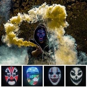 Led маска з Bluetooth APP керованою програмою shining mask