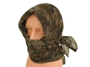 Тактичний маскувальний шарф-сітка є велика 190 на 100