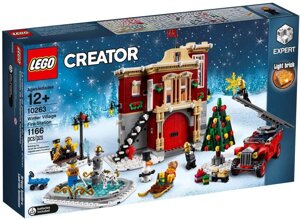 Лего Lego creator Новорічна пожежна станція 10263