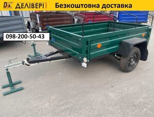 Прицеп для легкового автомобіля. Одноосний. 750 кг. Причіп 210х130 см