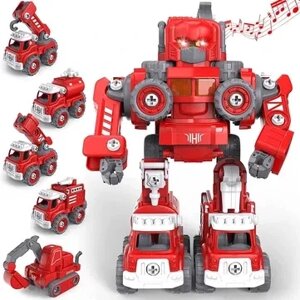 Іграшки Робот Транспортні засоби Набір для хлопчиків, 5 в 1