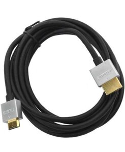 Кабель HDMI-HDMI Ultra Slim v. 1.4 Ø4.2 2 метри блістер (42897)