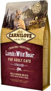 Сухий корм для кішок Carnilove Lamb &amp, Wild Boar Sterilised 2 кг