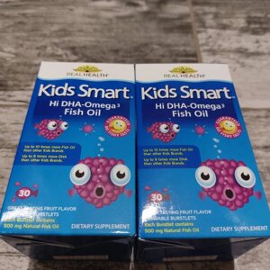 Омега ДГА риб'ячий жир для дітей kids smart