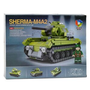 Конструктор-танк 42023 «Sherma - M4A2» 311 деталей