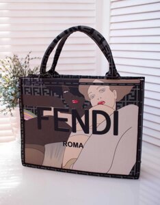 Сумка шопер FENDI сумочка шоппер жіноча Фенді - висока якість