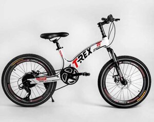 Спортивний дитячий велосипед 20 T-REX магнієва рама MicroShift 7швидк