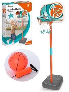 Набір для гри в баскетбол кільце на стійці з регулюванням + м&#x27, яч насос