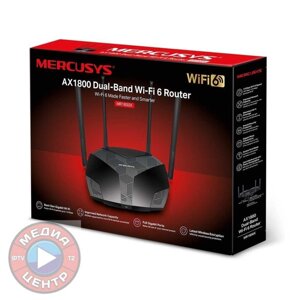 MERCUSYS MR1800X AX1800 Двохдіапазонний Wi-Fi 6 роутер