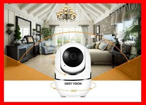 Камера відеоспостереження QC011 IP CAMERA Wifi Бездротова поворотна