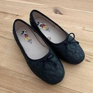 ZARA Disney Black Mickey Mouse балетки туфельки 36 размер