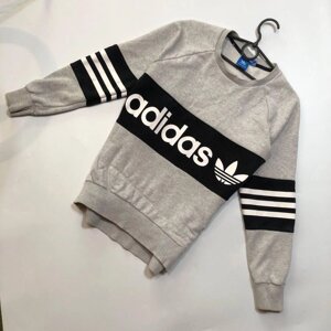 Світшот Adidas з великим логотипом, оригінал, sport, run, sk8, skate