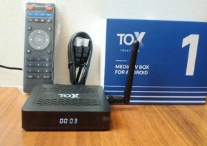 Smart TV Tox1 4GB/32 ГБ Amlogic s905x3 Android Box смарт ТБ приставка