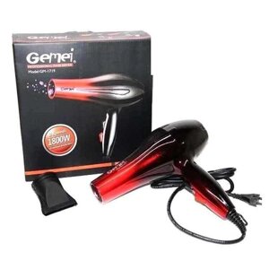 Фен професійний для сушіння волосся Gemei GM-1719 1800W