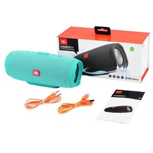 Потужна портативна бездротова колонка JBL Charge 3 STEREO 20 Вт