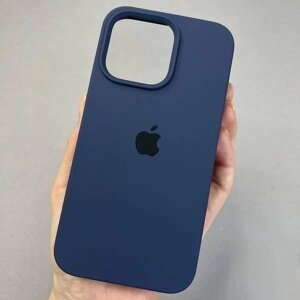Чохол Silicone Case для iPhone 14 Pro силікон мікрофібра Якісний
