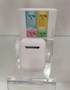 Бездротові Супер Навушники AirPods i12 TWS (new) + чохол у подарунок