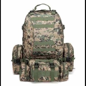 Рюкзак тактичний військовий із підсумками 55 л Tactical Backpack B08