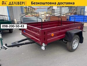 Причіп 130х210 см 750 кг. Причіп одноосьовий для легкового авто